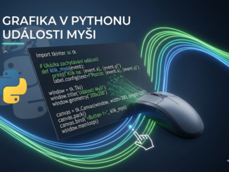 Python Tkinter obsluha událostí myši